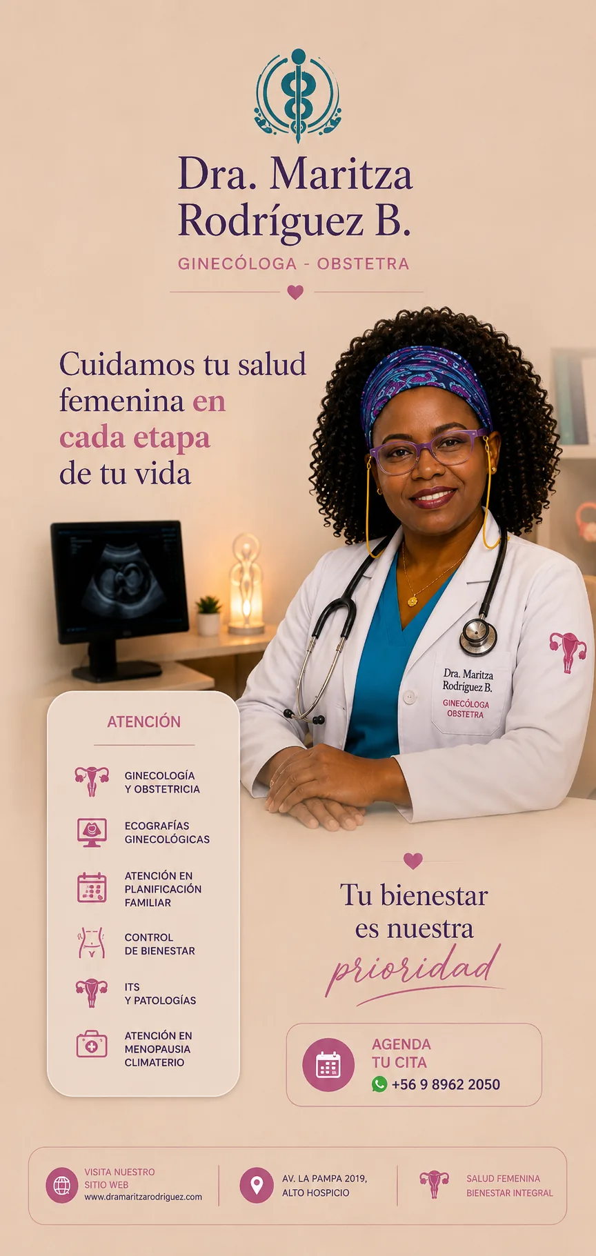 Dra. Maritza Rodríguez Balanta — Ginecóloga y Obstetra en Alto Hospicio, Chile